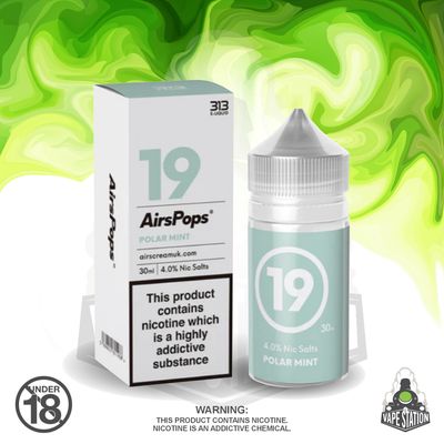 Airscream - AirsPops 313 Polar Mint - 30ml - 40mg