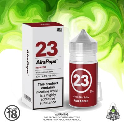 Airscream - AirsPops 313 Red Apple - 30ml - 40mg