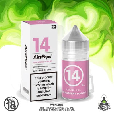 Airscream - AirsPops 313 Strawberry Yogurt - 30ml - 40mg