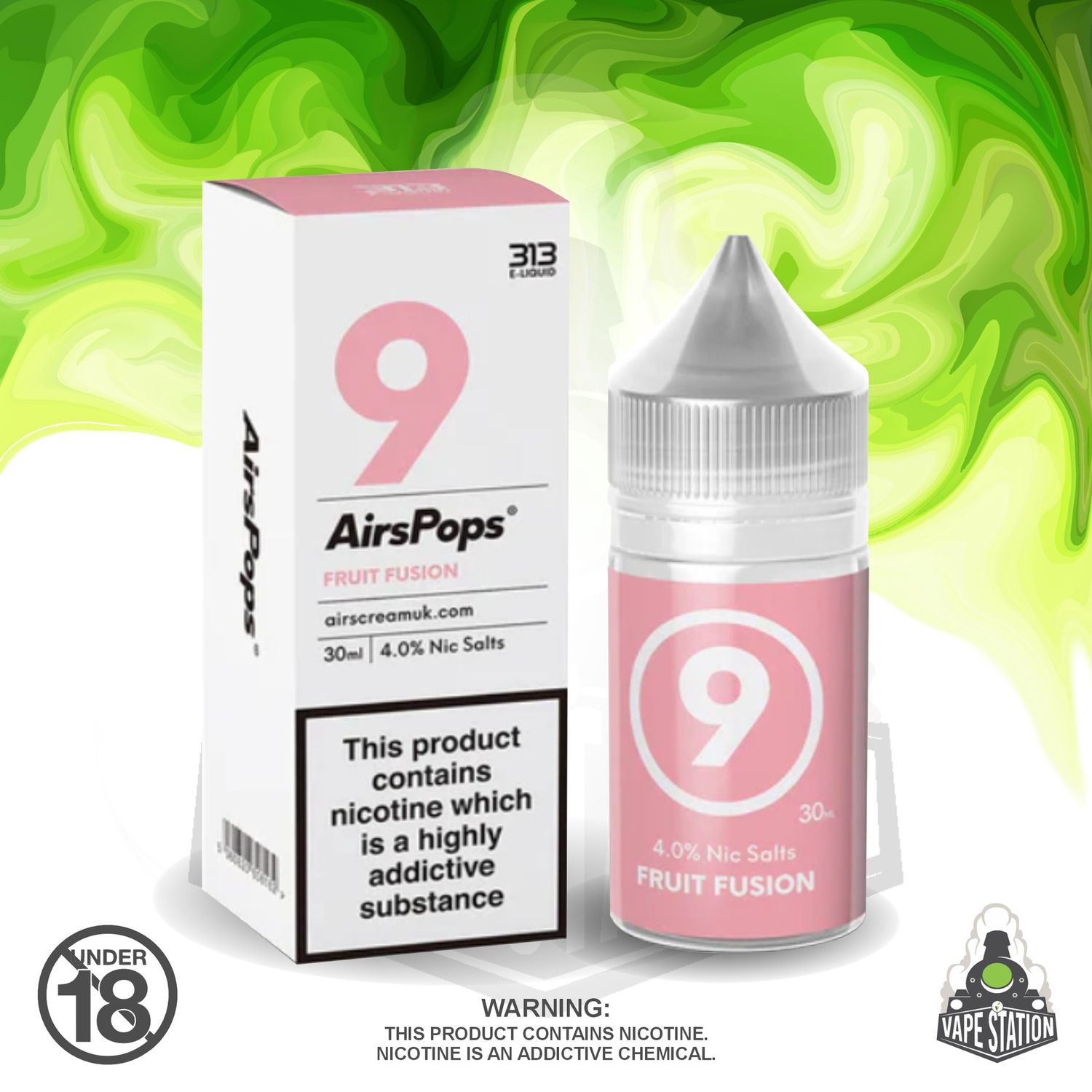 Airscream - AirsPops 313 Fruit Fusion - 30ml - 40mg