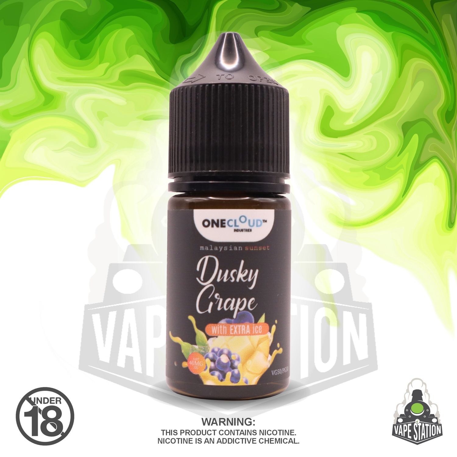Malaysian Sunset -  Dusky Grape - 30ml - 40mg - Salt Nic