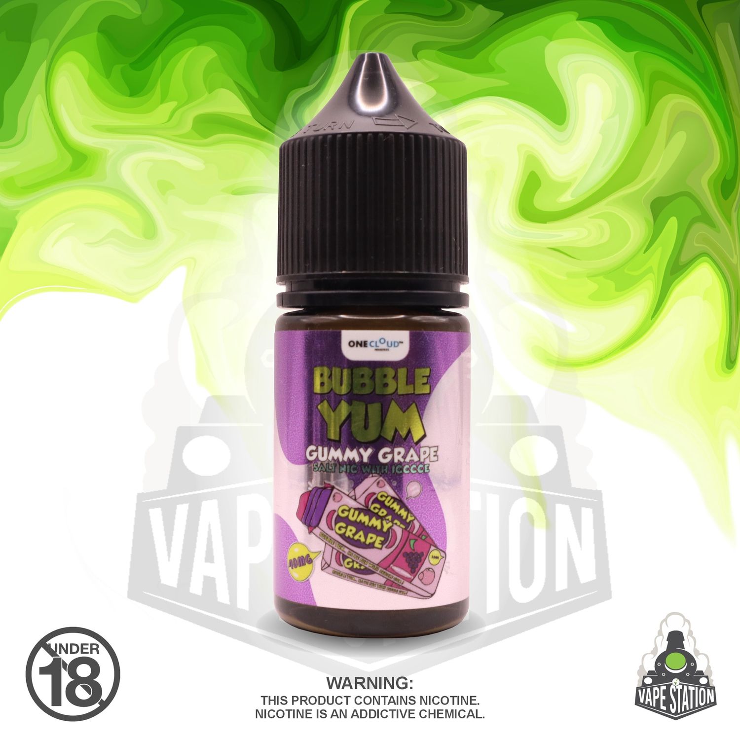 Bubble Yum - Gummy Grape - 30ml - 40mg - Salt Nic