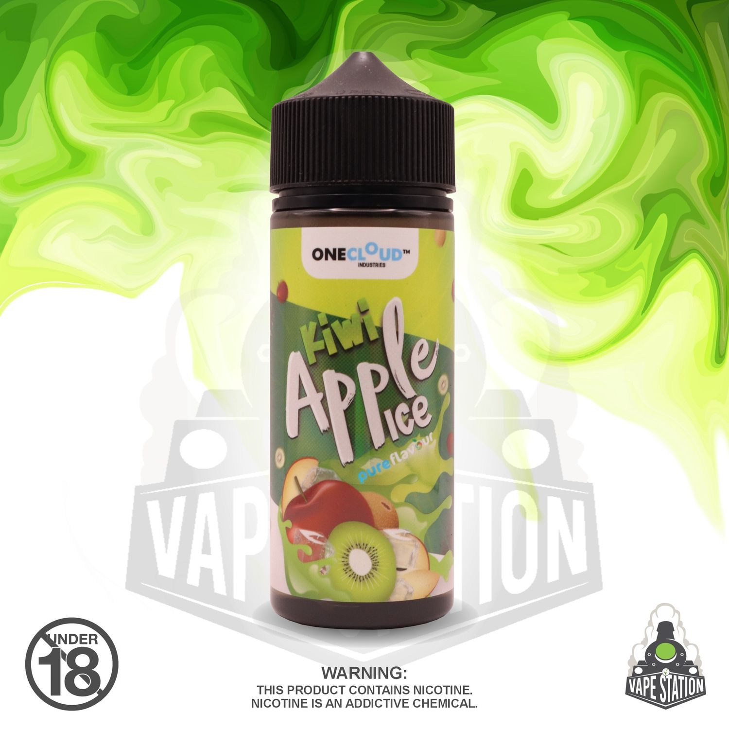 One Cloud - Kiwi Apple - 120ml LONGFILL (Flavour Only)