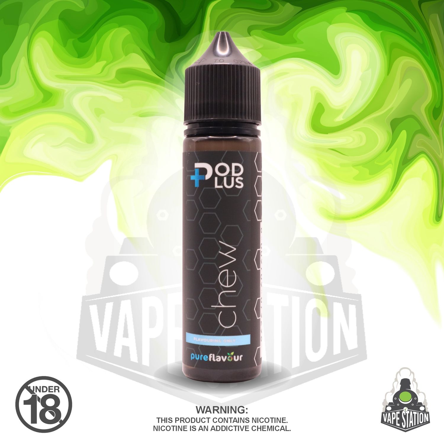 Pods Plus - LONGFILL 60ml SALTS 25mg - Chew (Flavour Only)