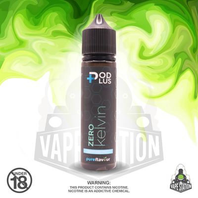 Pods Plus - LONGFILL 60ml SALTS 25mg - Zero Kelvin (Flavour Only)