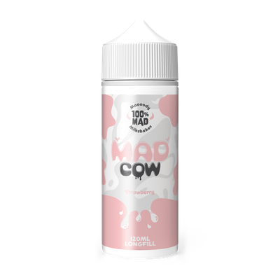 GBOM - Mad Cow - Strawberry Milkshake - 120ml - LONGFILL (Flavour Only)