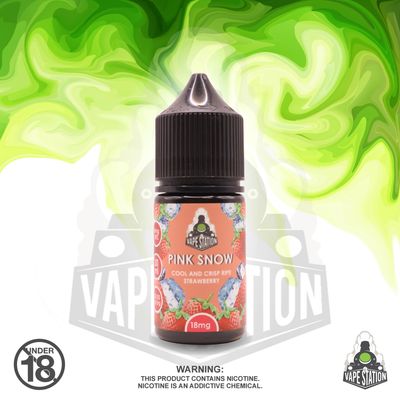 Vapestation - Pink Snow - 30ml - 18mg (MTL freebase)