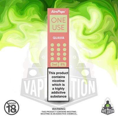 Airscream - AirsPops One Use 3ml - Guava - 5%
