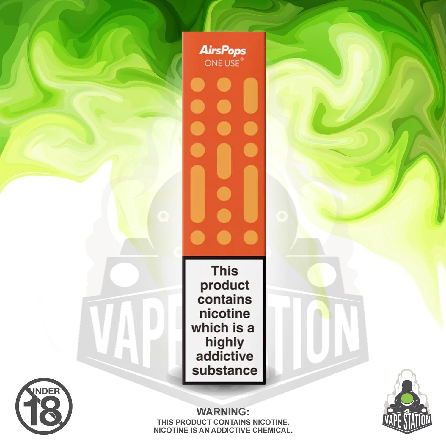 Airscream - AirsPops One Use 3ml - Aromango - 5%