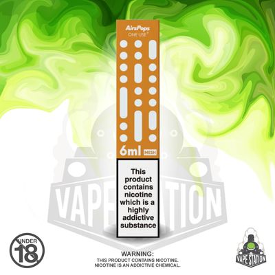 Airscream - AirsPops One Use 6ml - Ice Lemon Tea - 50mg (Large)