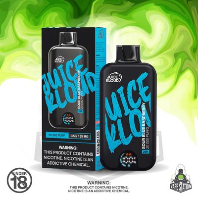 Juice Kloud - 20 000 Puff - Sour Blue Raspberry - 35mg