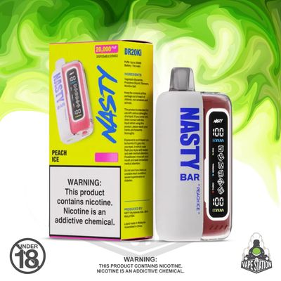 Nasty Bar XL - 20 000 Puff - Peach ice - 50mg