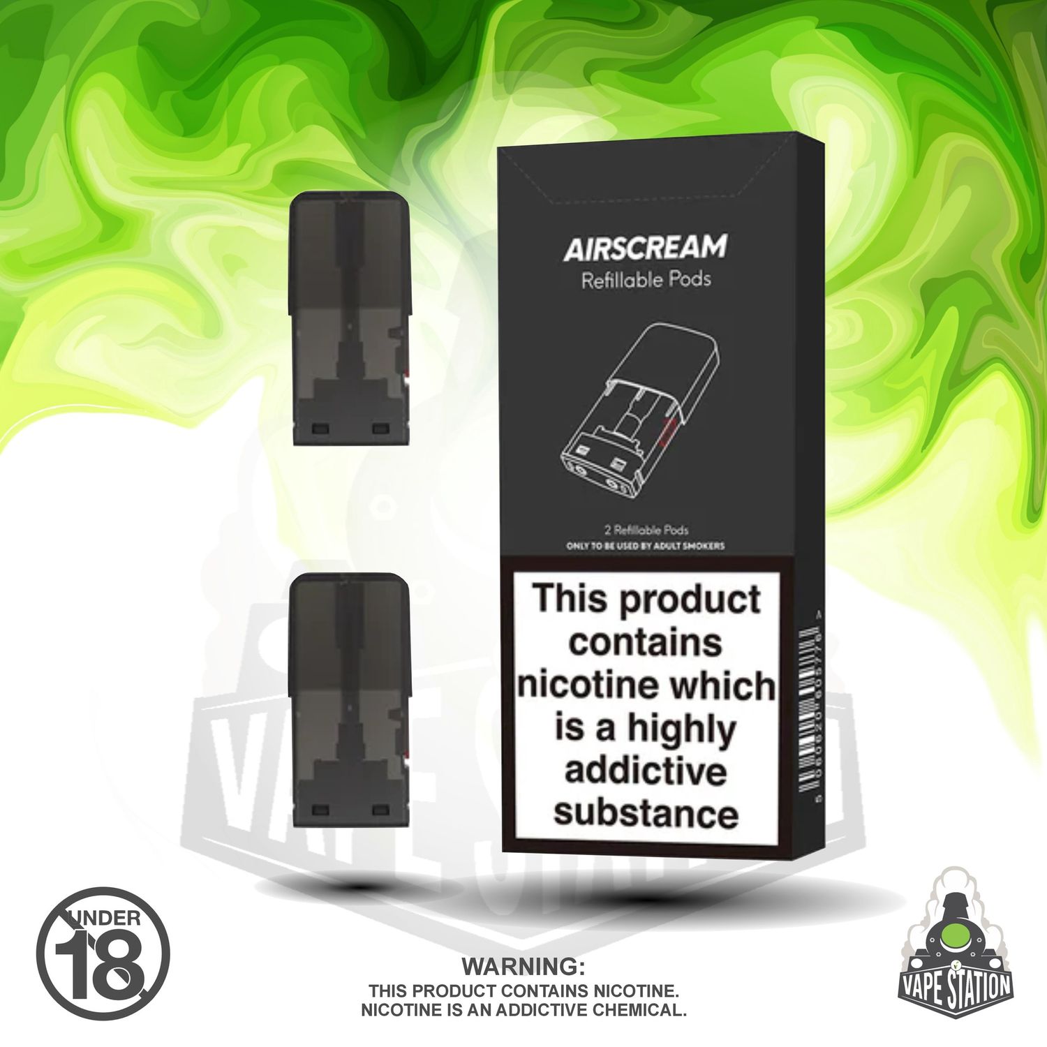 Airscream - Refillable Pods (2 pack)