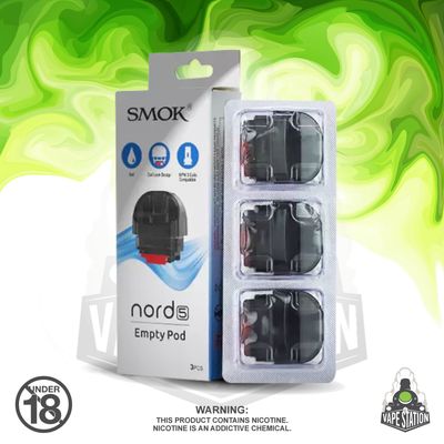 SMOK - Nord 5 - RPM 3 - Replacement Pod Cartridge No Coil (pack of 3)