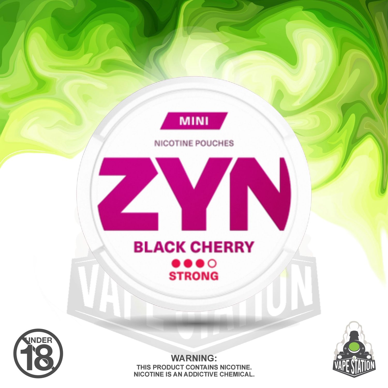 ZYN - Black Cherry Mini - Strong - 6mg (15 Pack)