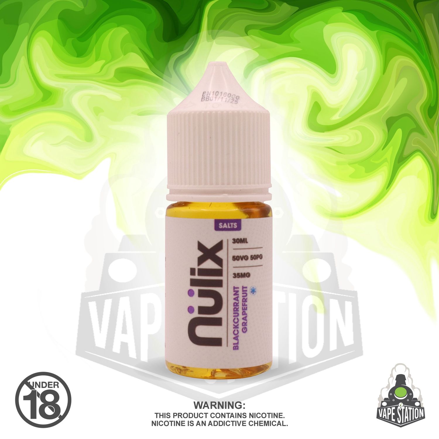 Nulix - Blackcurrant Grapefruit - 30ml - 35mg - Salt Nic