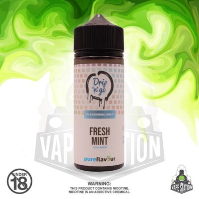 Drip &#39;n Go - Fresh Mint - 120ml LONGFILL (Flavour Only)