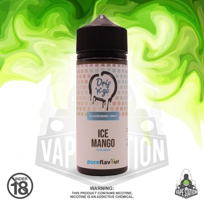 Drip &#39;n Go - Mango Ice - 120ml LONGFILL (Flavour Only)