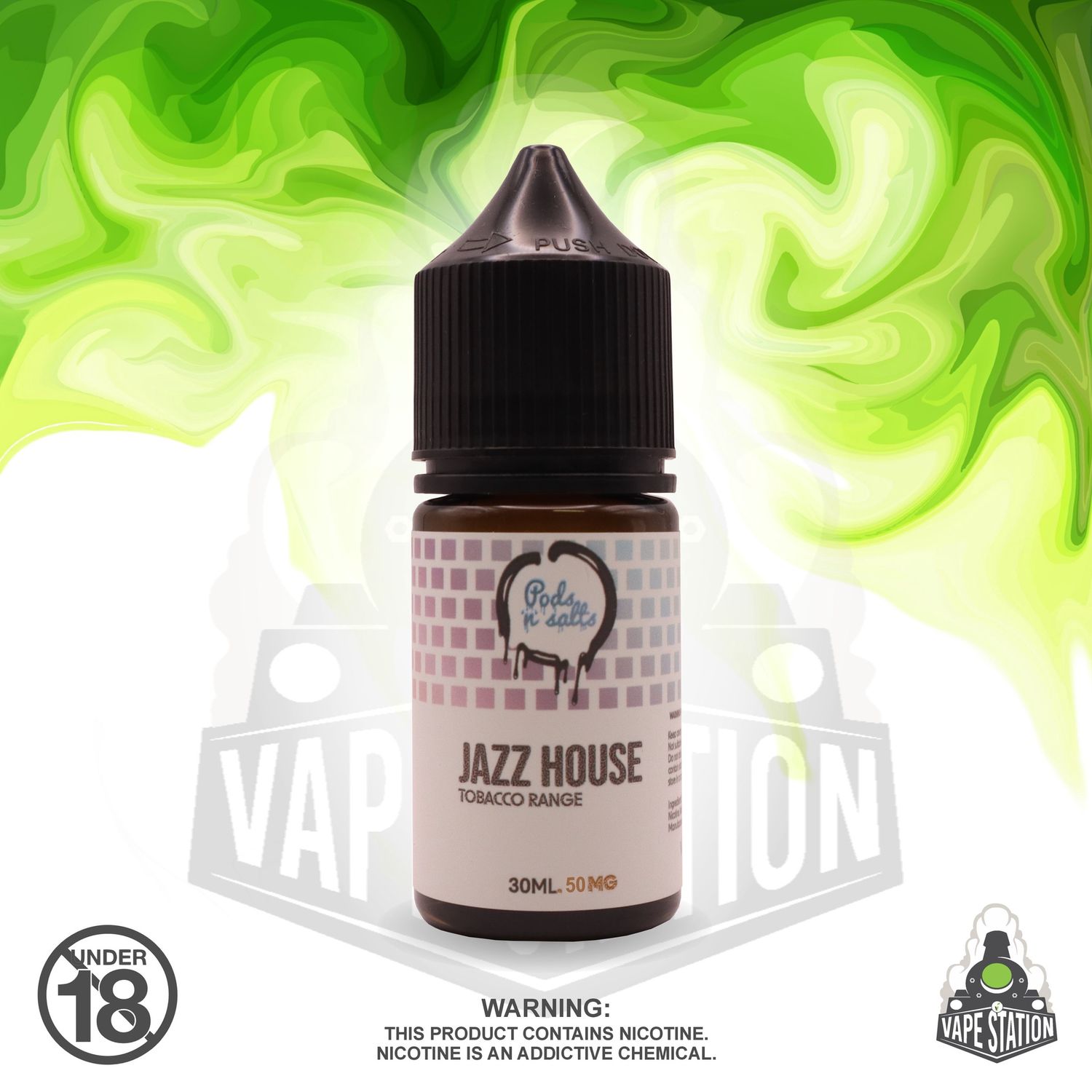 Pods &#39;n Salts - Jazz House - 30ml - 50mg