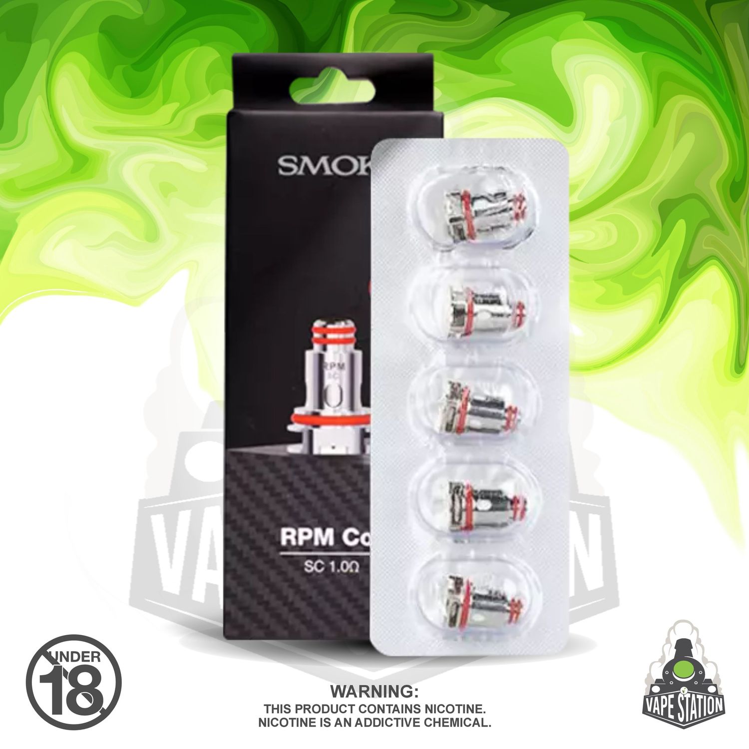 RPM SC 1.0ohm Head (each) [pack size 5]