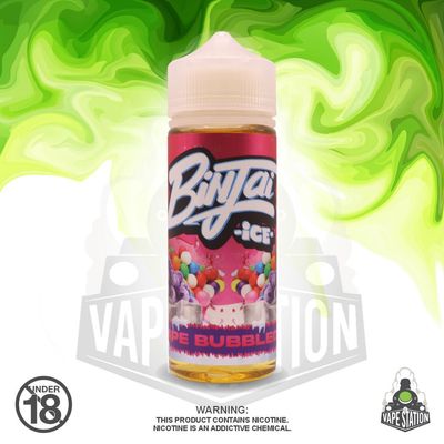Binjai Ice - Grape Bubblegum - 120ml - 3mg