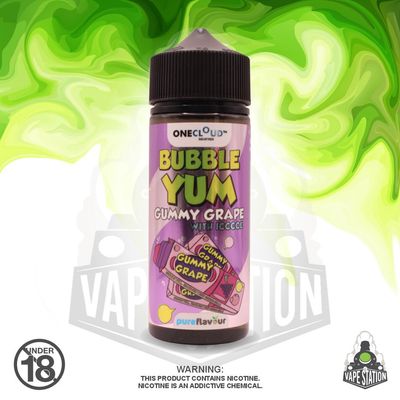 Bubble Yum - Gummy Grape - 120ml LONGFILL (Flavour Only)