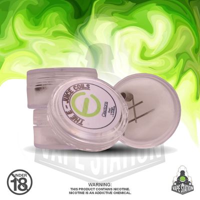 Ni80 Fused Clapton 0.16ohm coils (per set)