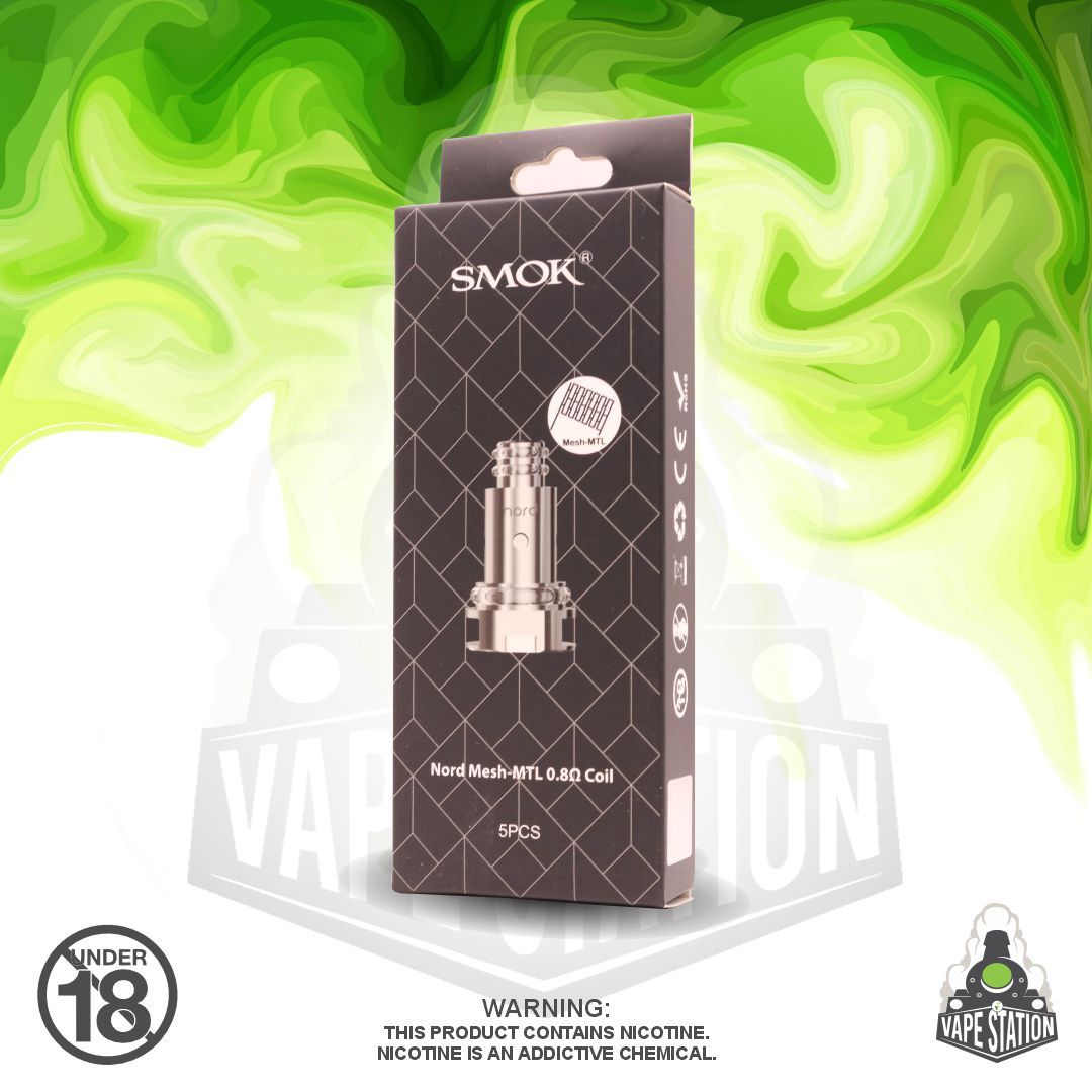 SMOK - Nord Mesh 0.8ohm Replacement Coils (each) [pack size 5]