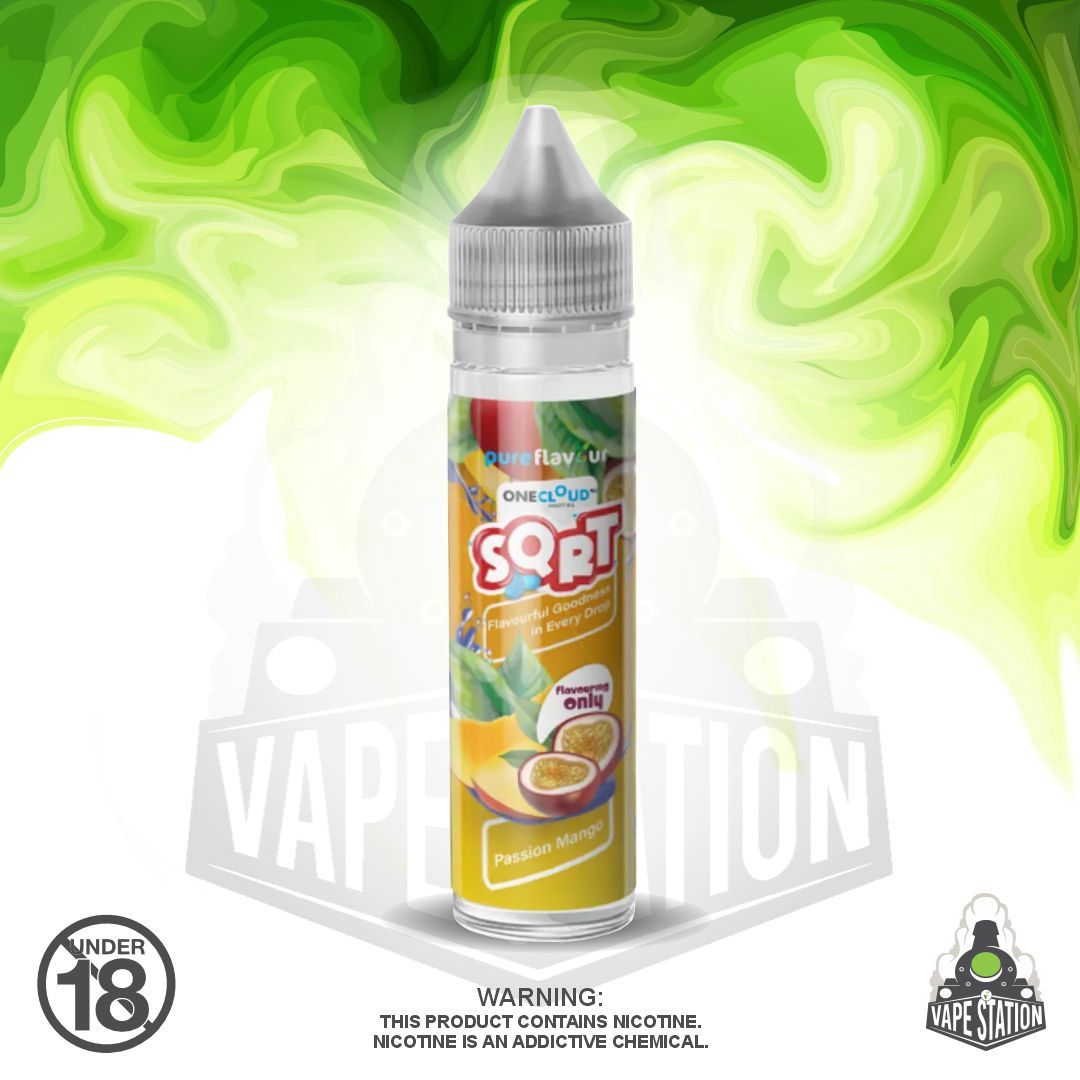 SQRT - Passionfruit Mango - 60ml Longfill - 25mg (Flavour Only)