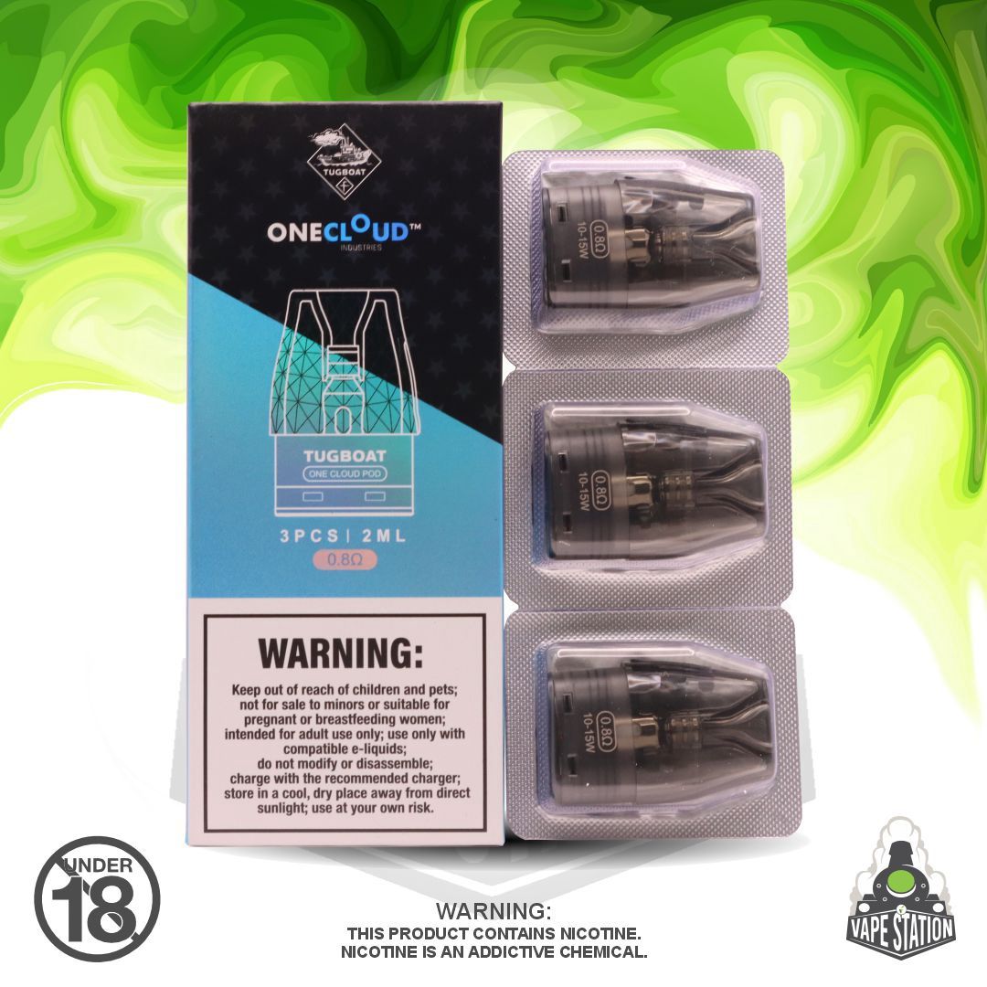 One Cloud - Tugboat - 0.8 Pod (3 pack) [each]