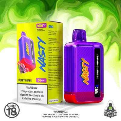 Nasty Bar - 9000 Puff - Berry &amp; Grape - 50mg