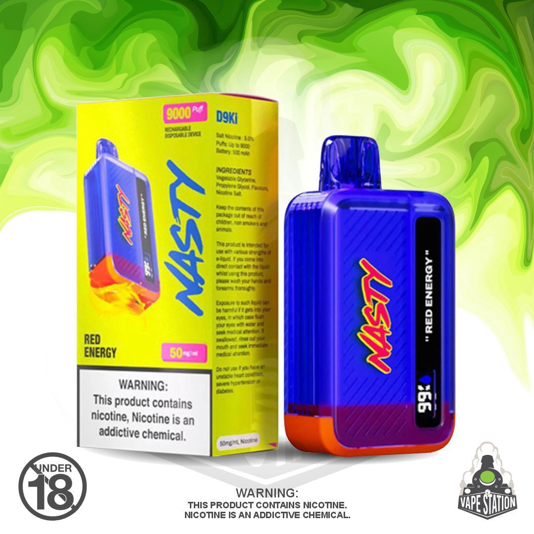 Nasty Bar - 9000 Puff - Red Energy - 50mg