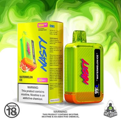 Nasty Bar - 9000 Puff - Watermelon ice - 50mg