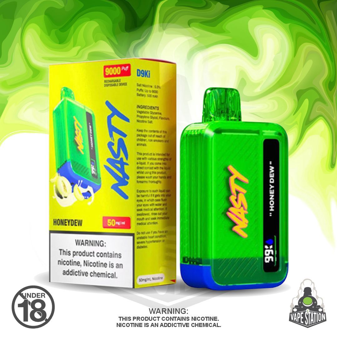Nasty Bar - 9000 Puff - HoneyDew - 50mg