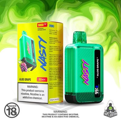 Nasty Bar - 9000 Puff - Aloe Grape - 50mg