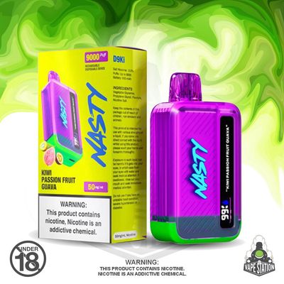 Nasty Bar - 9000 Puff- Kiwi Passionfruit Guava - 50mg