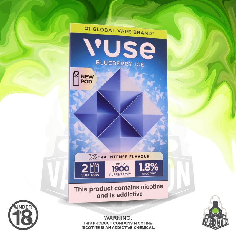 vuse pod blueberry ice VUSE Go 1000 Green Freeze/ Mint Ice 20mg – Der Sportnahrungsdiscounter main image 1