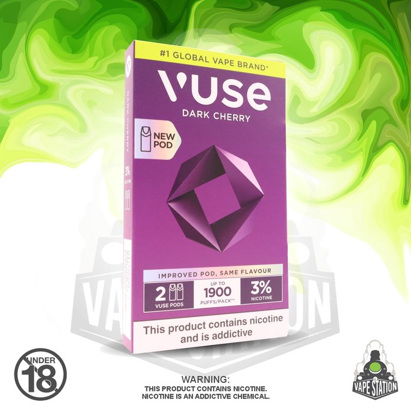 elfbar elfa kaufen Vuse | Pro Darkcherry Flavour - Pro/ePod Refills - 18mg | Geneva Airport main image 0