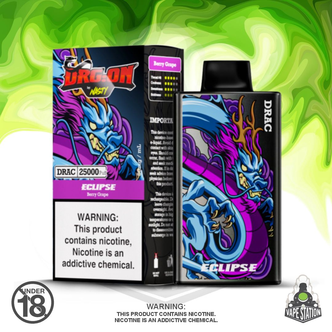 Nasty DragOn - 25 000 Puff - Berry Grape - 50mg