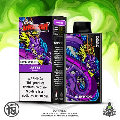 Nasty DragOn - 25 000 Puff - Grape ice - 50mg