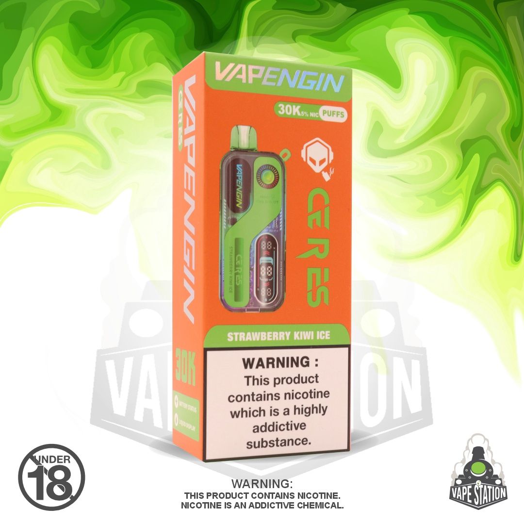 Vapengin Ceres - 30 000 Puff - Strawberry Kiwi Ice - 50mg
