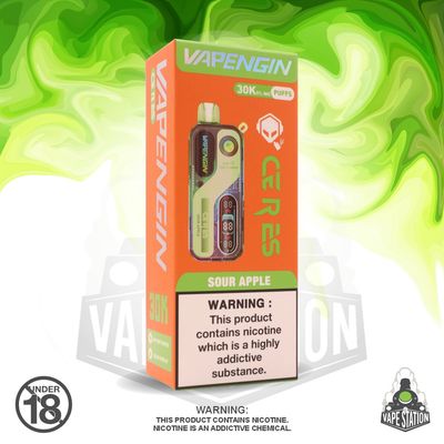 Vapengin Ceres - 30 000 Puff - Sour Apple - 50mg