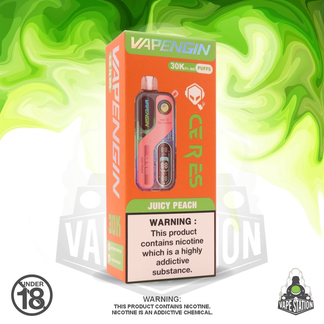 Vapengin Ceres - 30 000 Puff - Juicy Peach - 50mg