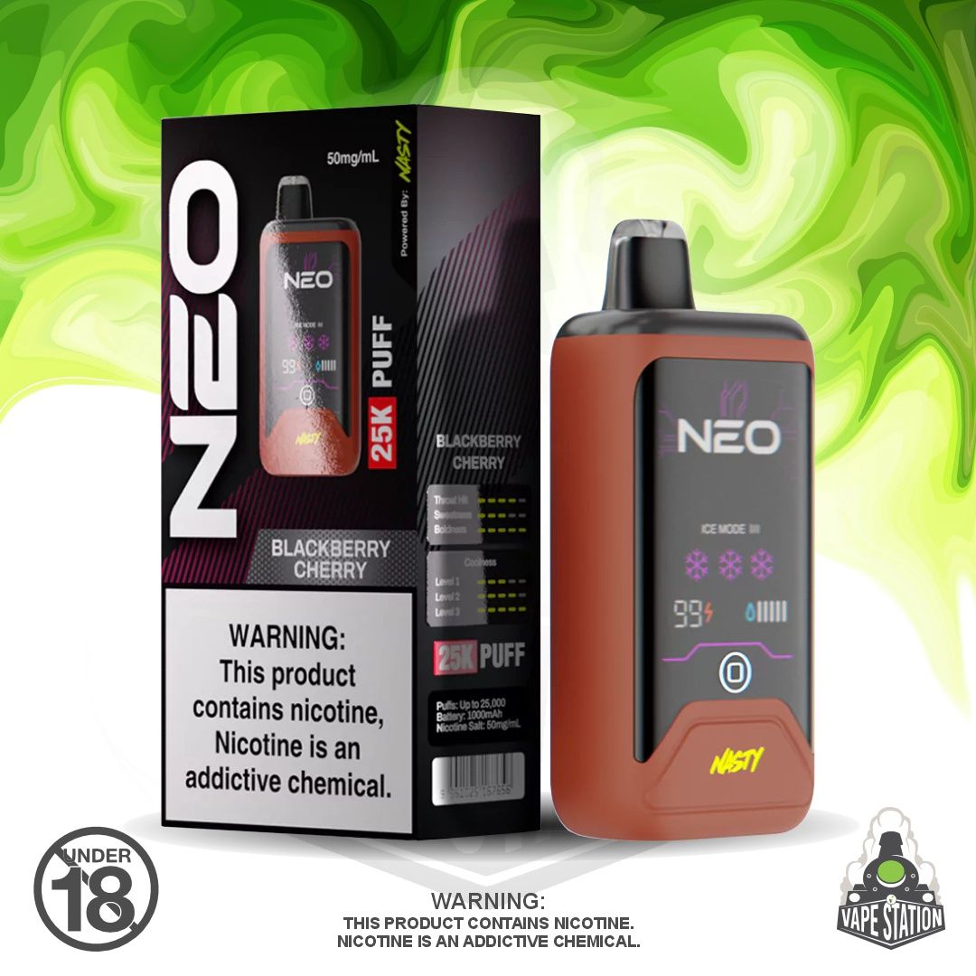 Nasty NEO - 25 000 Puff - Blackberry Cherry - 50mg