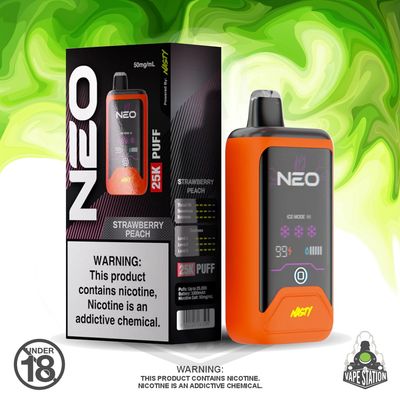 Nasty NEO - 25 000 Puff - Strawberry Peach - 50mg