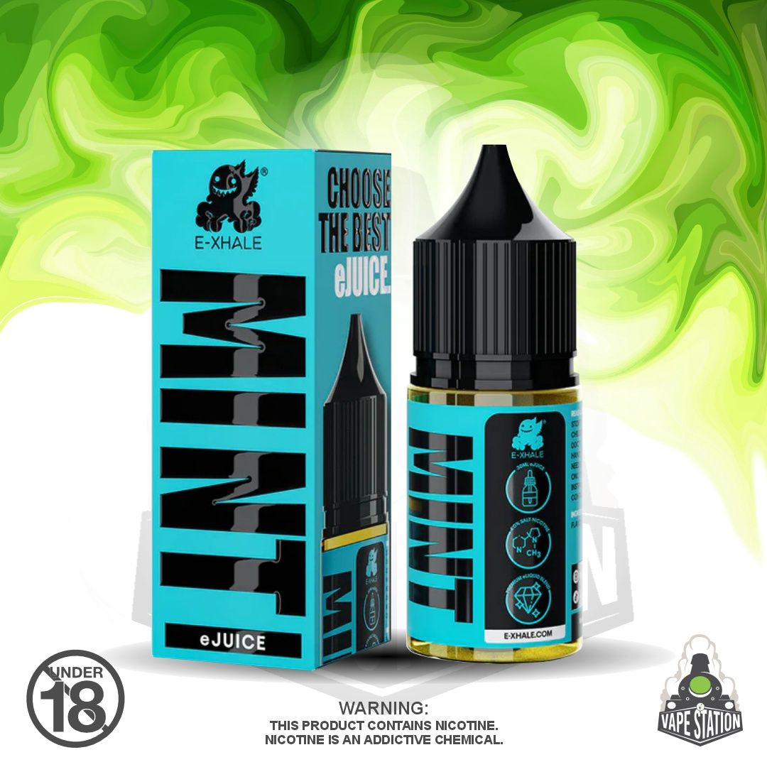 E-xhale - Mint - 30ml - 40mg - Salt Nic