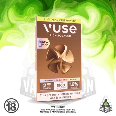 Vuse e-Pods - Rich Tobacco 1.6 / 1.8%