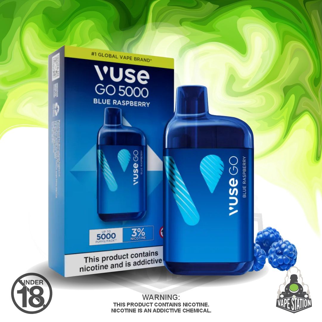 Vuse Go - 5000 Puff- Blue Raspberry - 3%