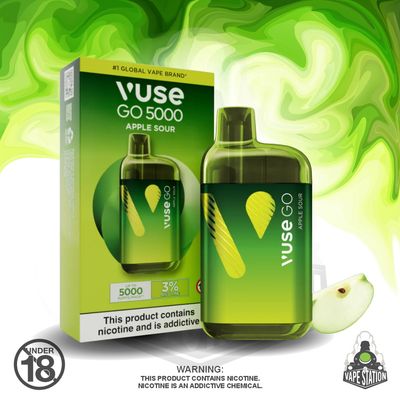 Vuse Go - 5000 Puff - Apple Sour - 3%