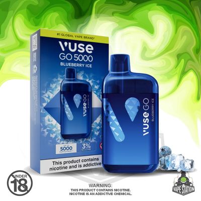 Vuse Go - 5000 Puff - Blueberry Ice - 3%